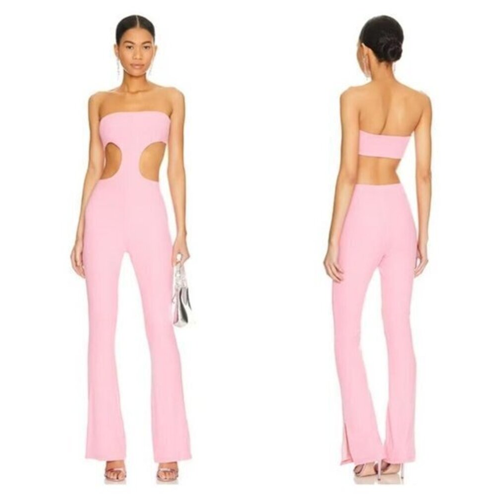 Superdown Darcey Cut out Jumpsuit - Pink